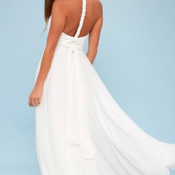Magical Evening White Convertible Maxi Dress - Picture 2 of 4